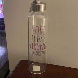 Glass Water Bottle